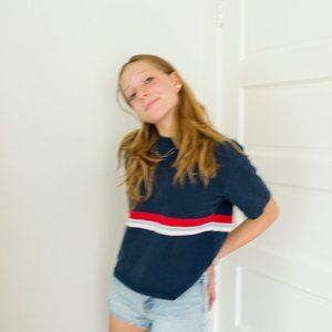 Navy Brandy Melville T-Shirt